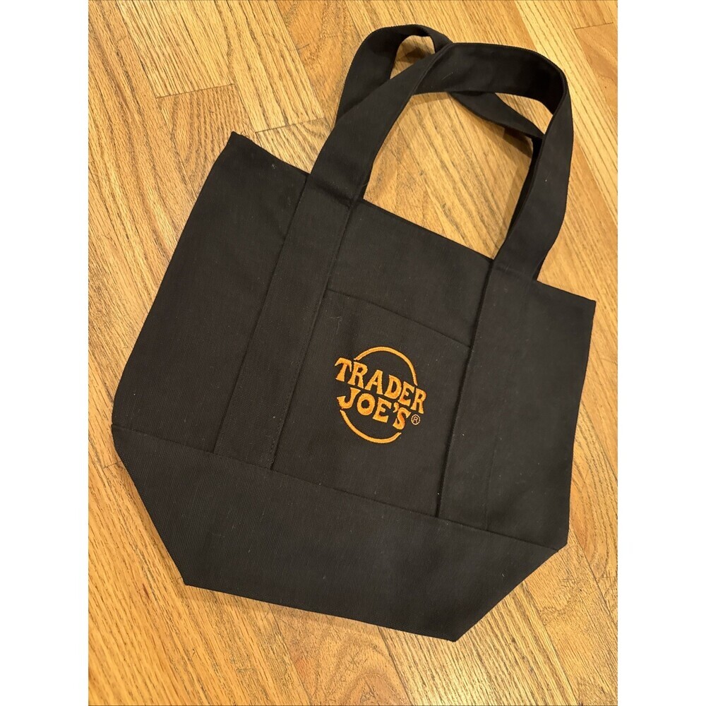 Halloween 2025 LIMITED EDITION Trader Joe’s Black Mini Tote Bag Pre-Owned - Picture 3 of 6
